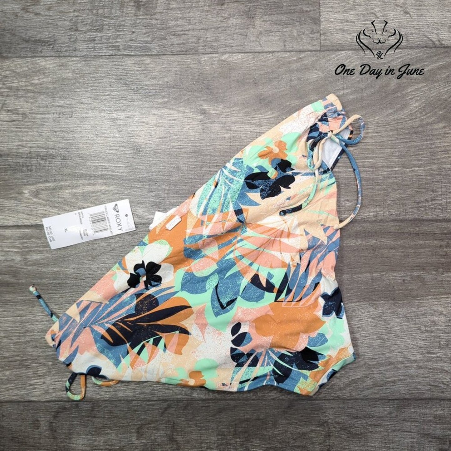 Roxy Beach Classics Full Coverage Bikini Bottom Size XL