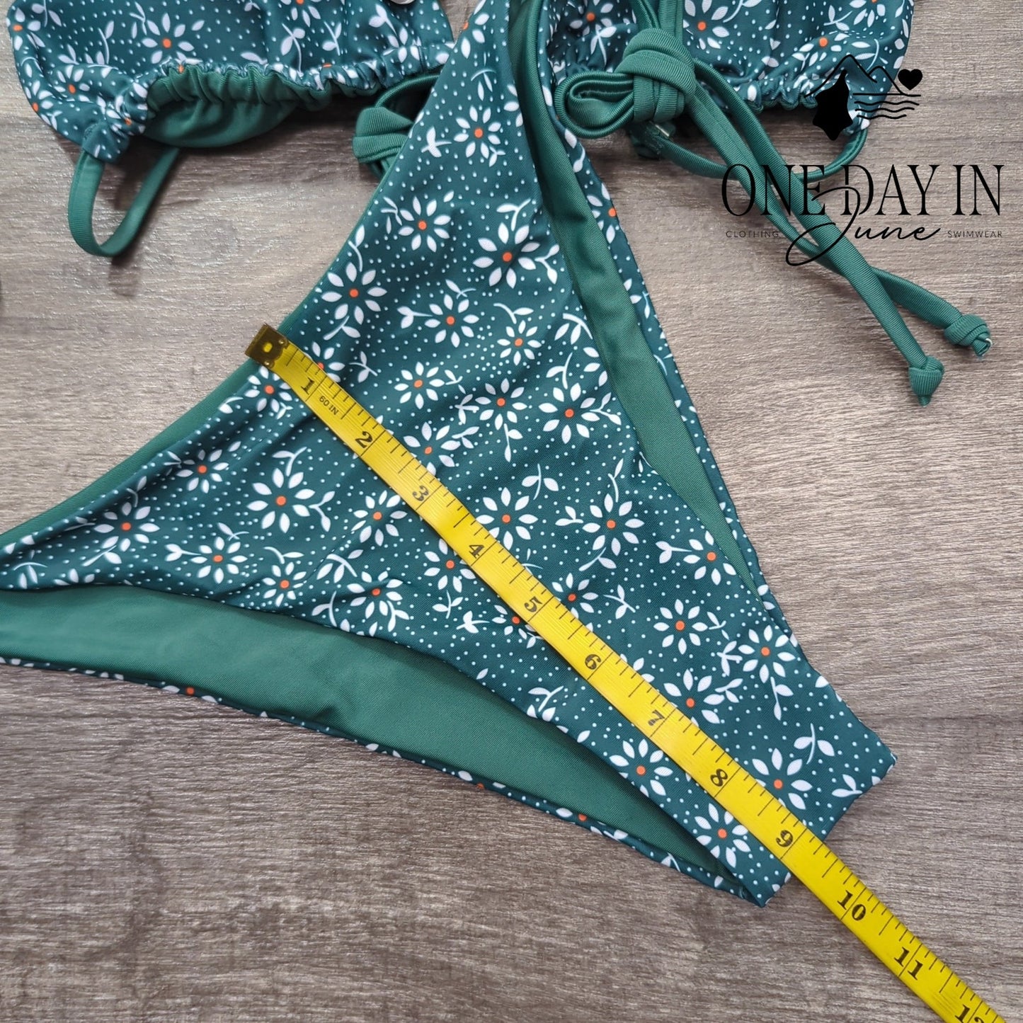 Zaful Triangle Tie Side Bikini Swimsuit Size M
