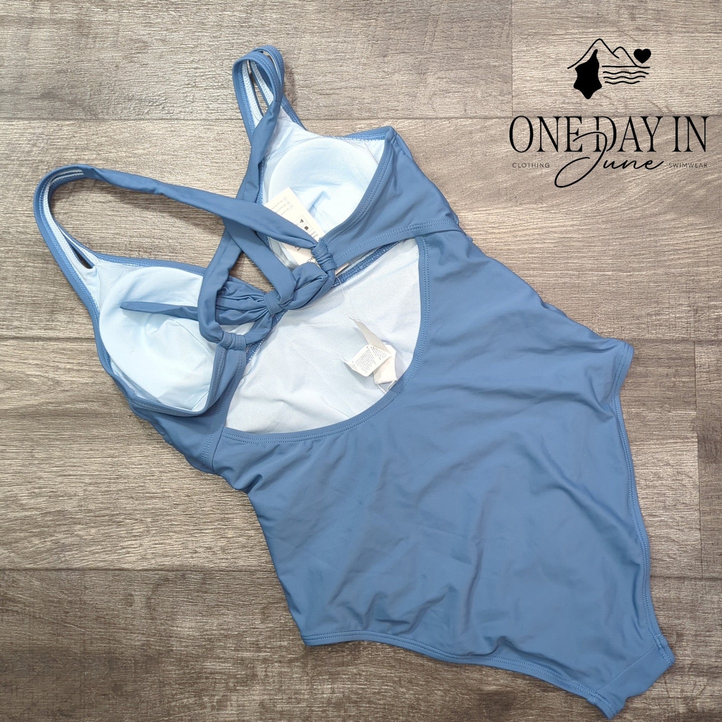 Cupshe Tie Back Tummy Control One Piece Swimsuit Size M