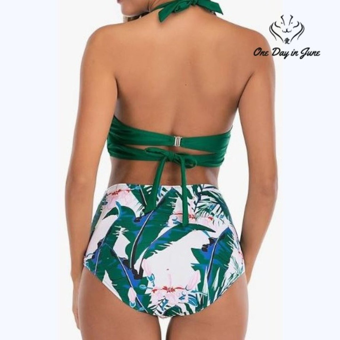 Adisputent High Waist Push Up Bikini Swimsuit Size L