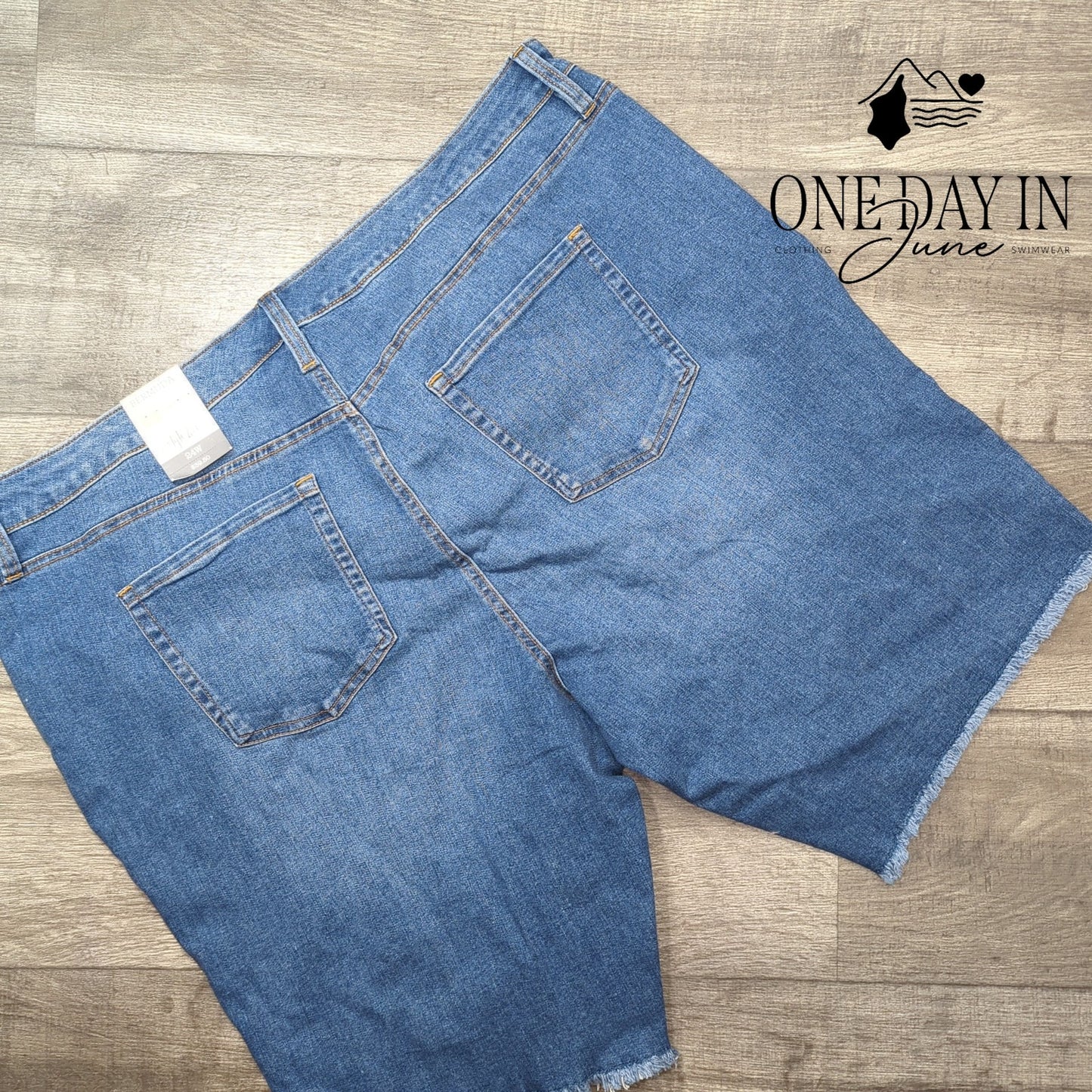 Style & Co. Plus Size Denim Bermuda Shorts Size 24W