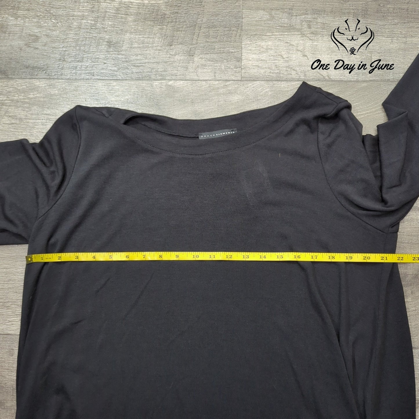 Grace Elements 3/4 Sleeve Top Size XL