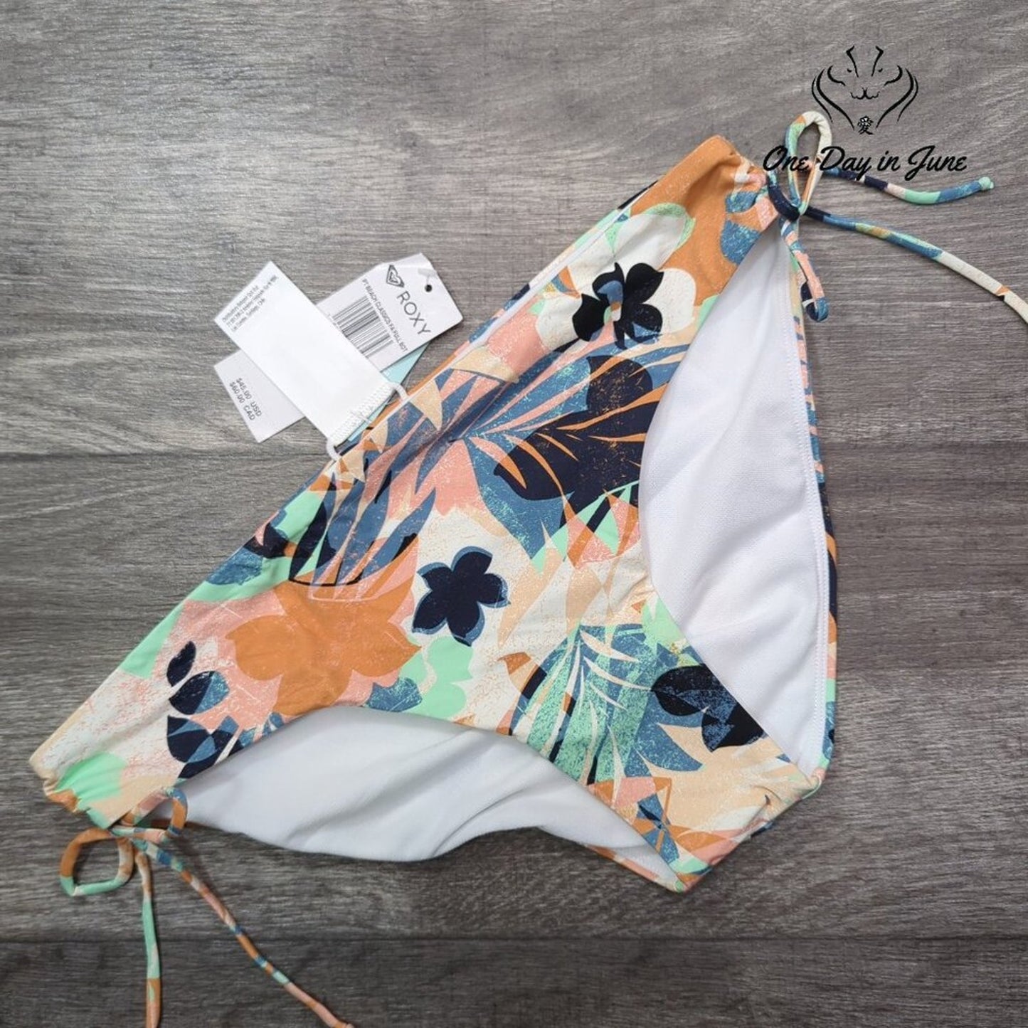 Roxy PT Beach Classics Full Bikini Bottom Size L