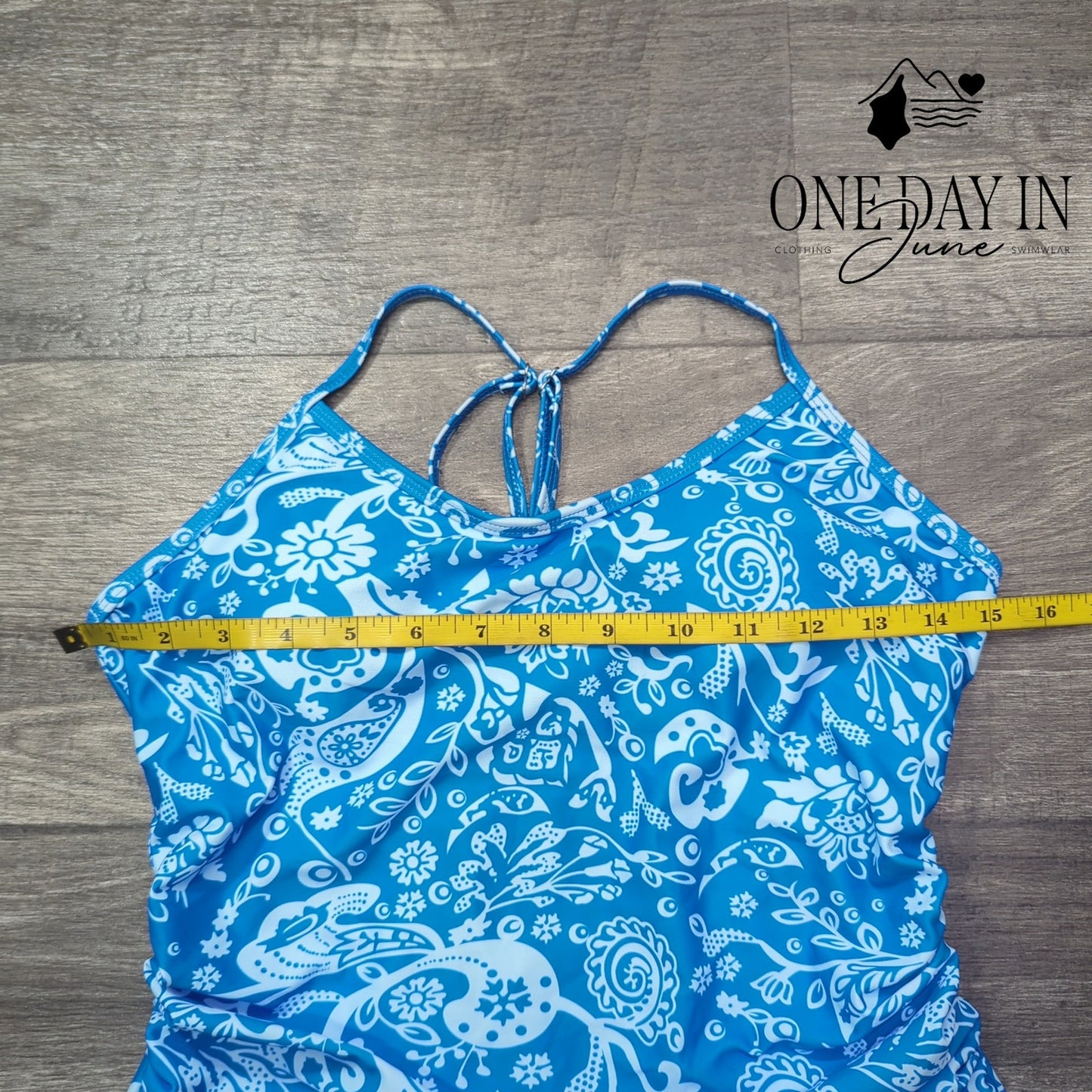 Aimage Ring Back One Piece Swimsuit Size M
