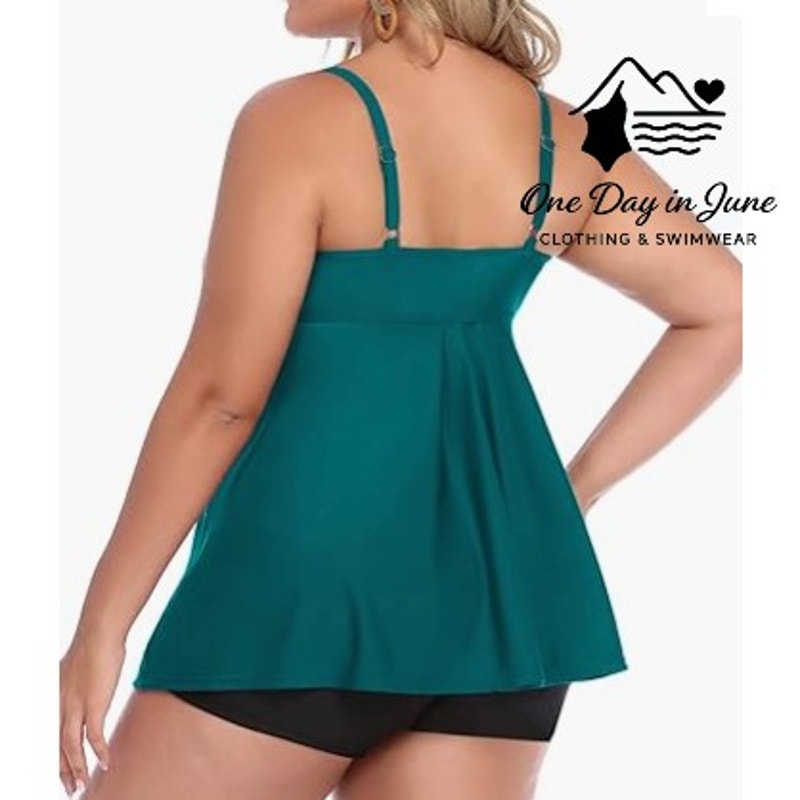 Avidlove Plus Size Boyshort Tankini Swimsuit Size XXL