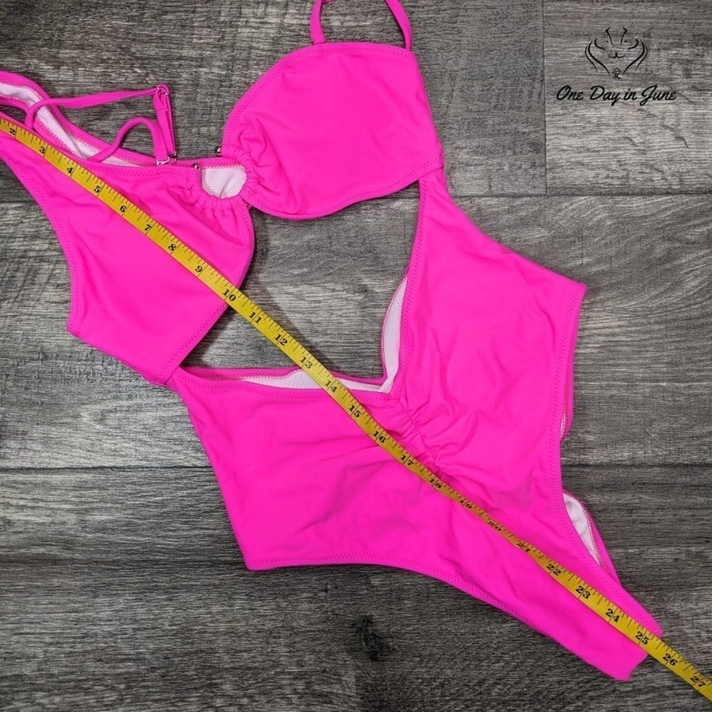 Charmleaks Hollow Out One Piece Swimsuit Size S