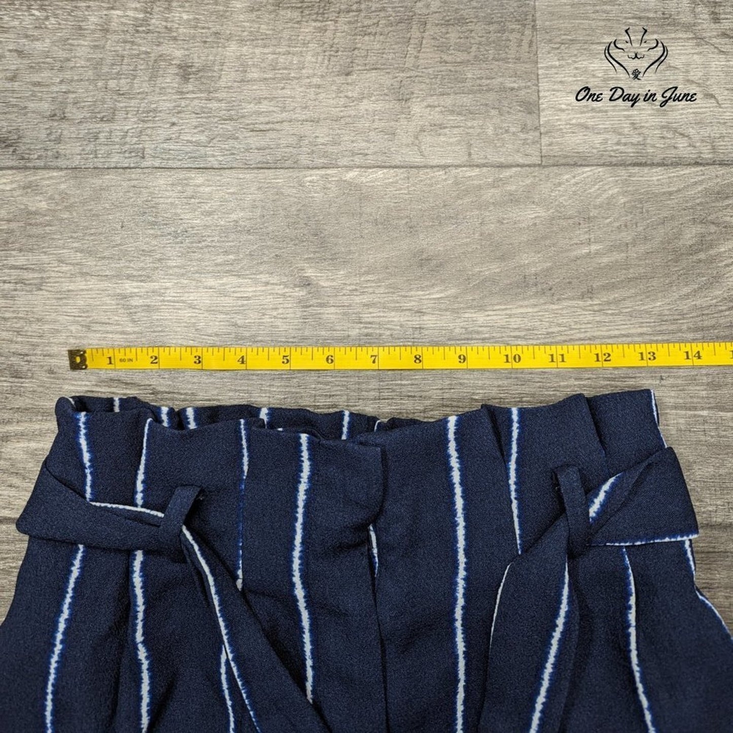 The Limited Navy Stripe May Fashion Shorts Size 4