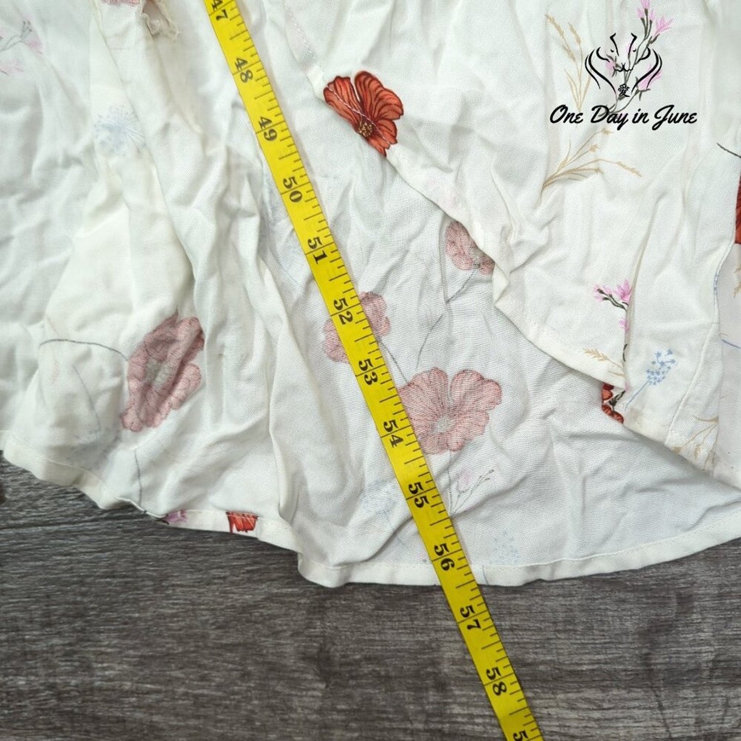 a.n.a Short Sleeve Tie Summer Dress Size L