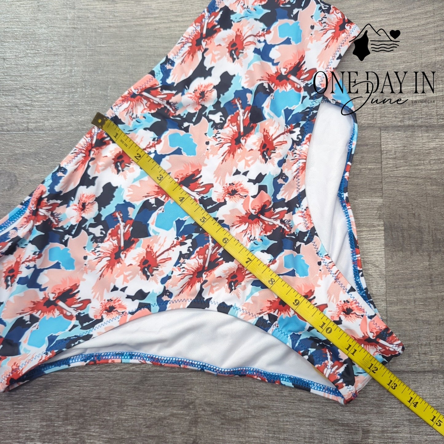 Beachsissi V Front Tummy Control Tankini Swimsuit Size XL