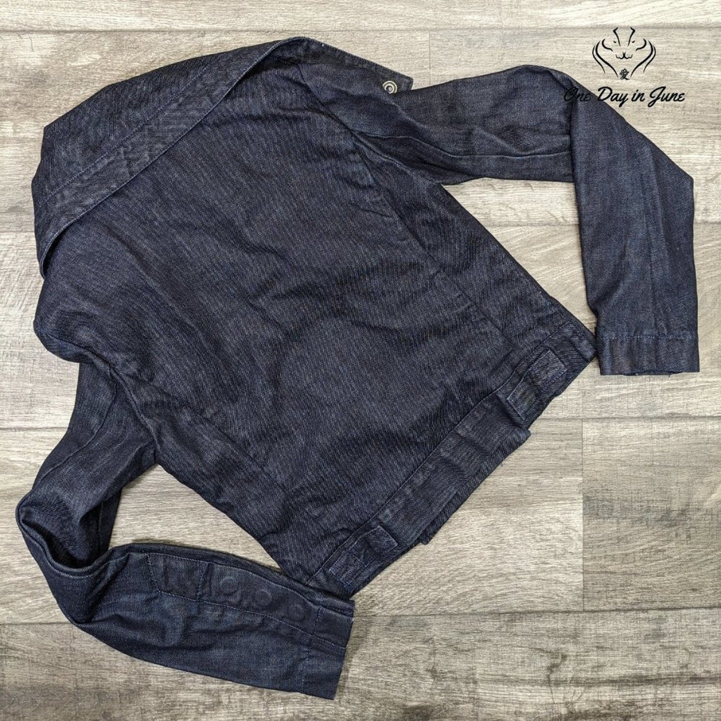 AG Adriano Goldschmied Snap Front Denim Jacket Size S