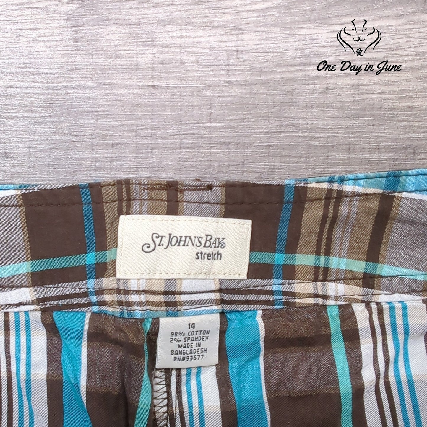 St. John's Bay Casual Skort Size 14
