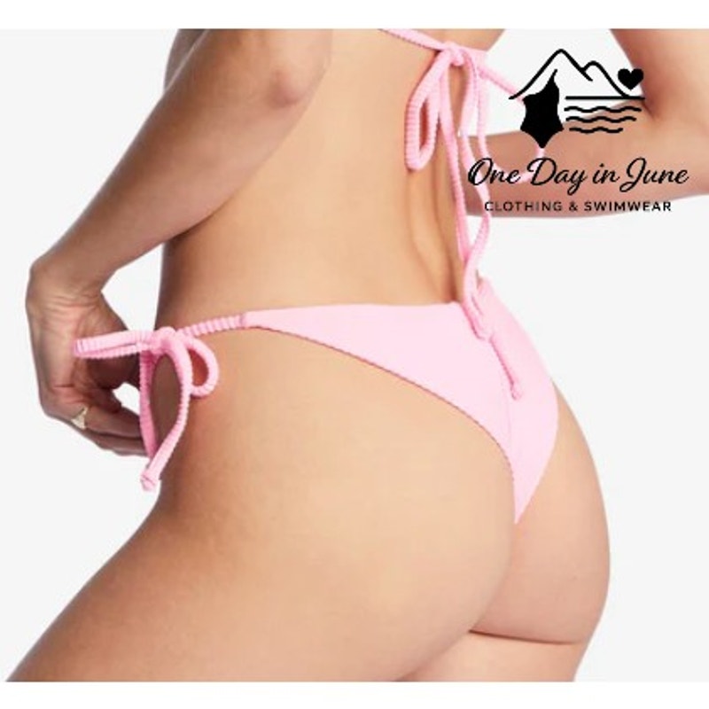 Billabong Tan Lines Tide Side Tanga Bikini Bottom Size XS
