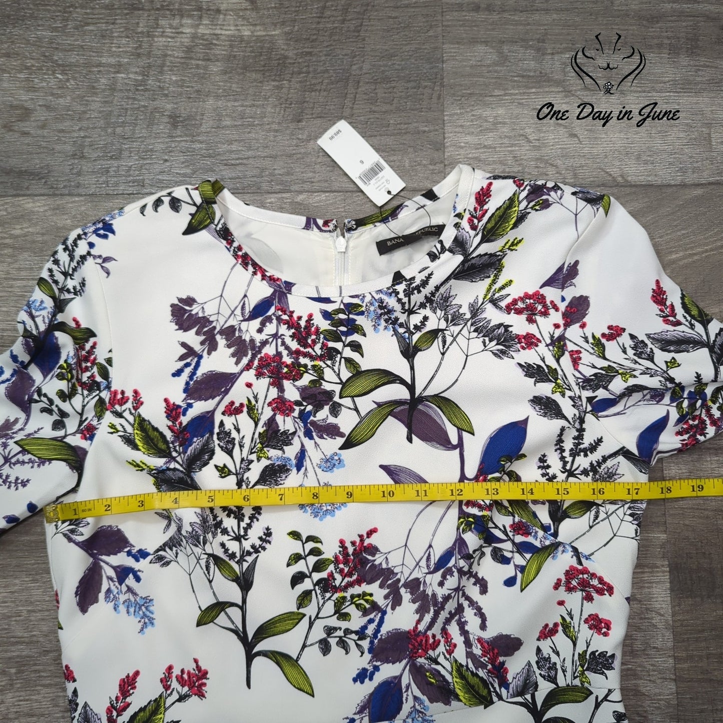 Banana Republic Floral Mini Dress Size 6