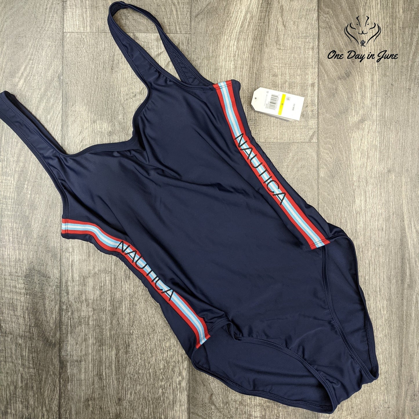 Nautica Heritage Scoop Neck One Piece Size M