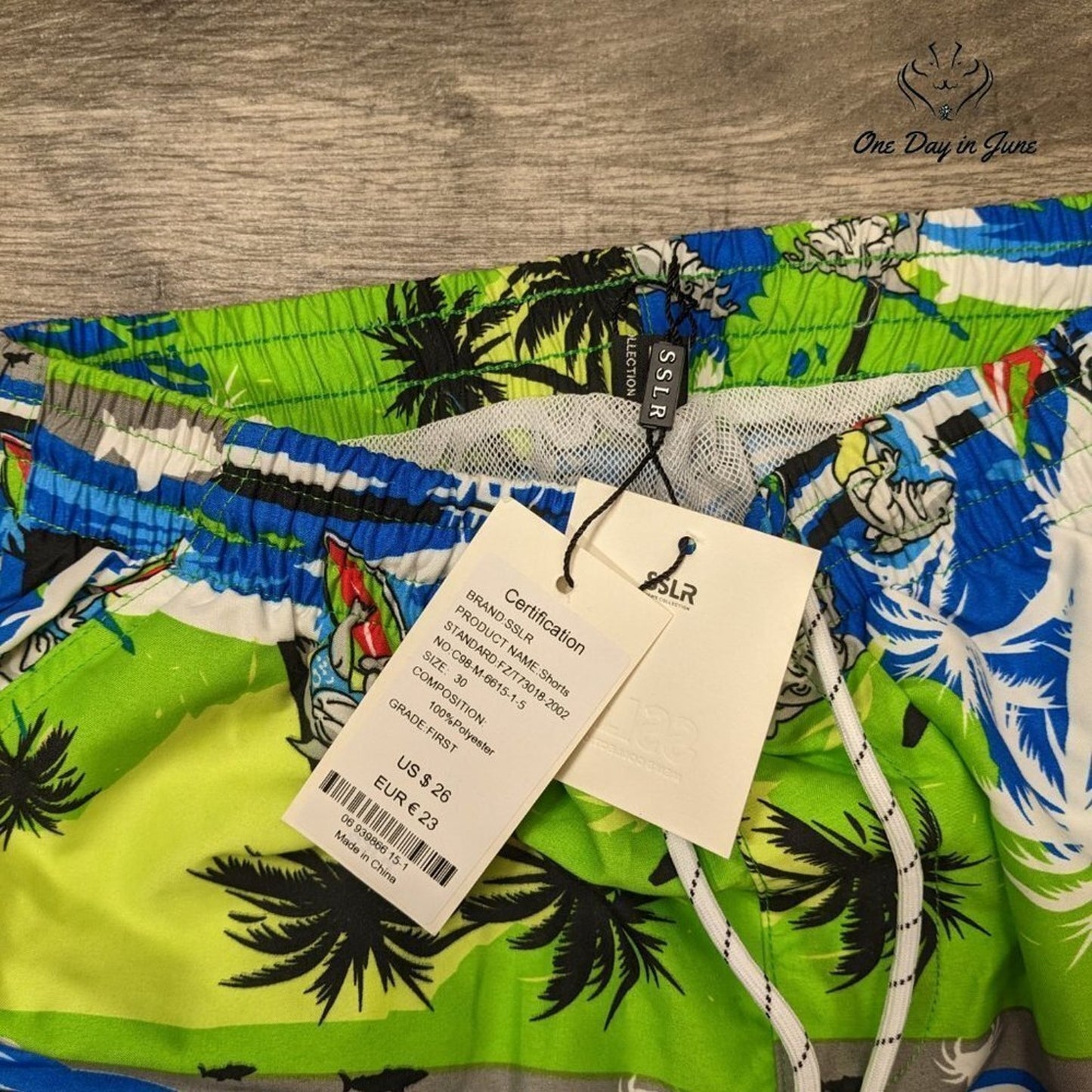 SSLR Floral Swim Trunks Size 30