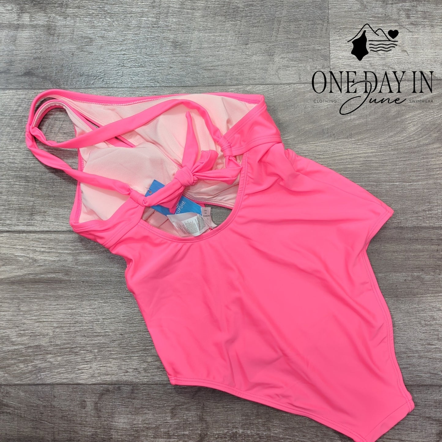 Cupshe Twist Front One Shoulder One Piece Swimsuit Size S