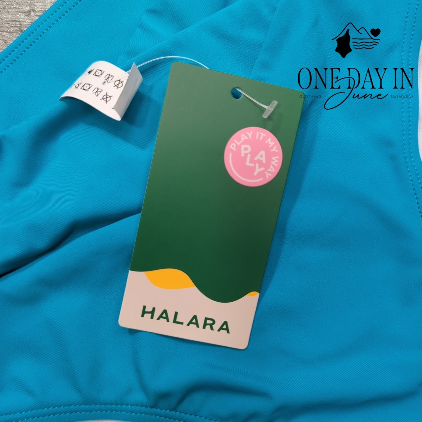 Halara High Cut Bikini Bottom Size M