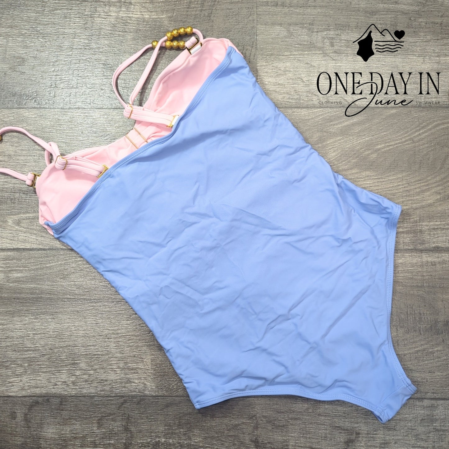 Aleumdr Cut Out One Piece Swimsuit Size M