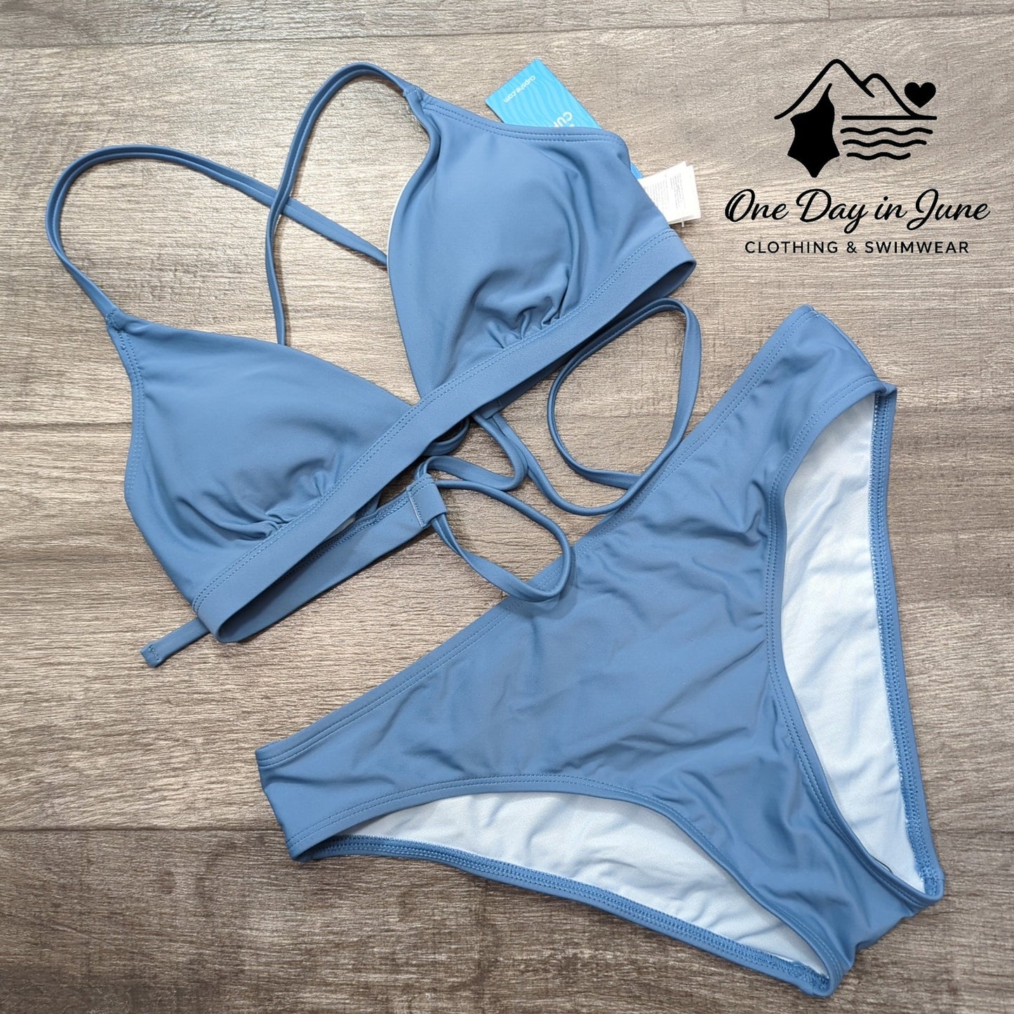 Cupshe Tie Back Bikini Swimsuit Size S