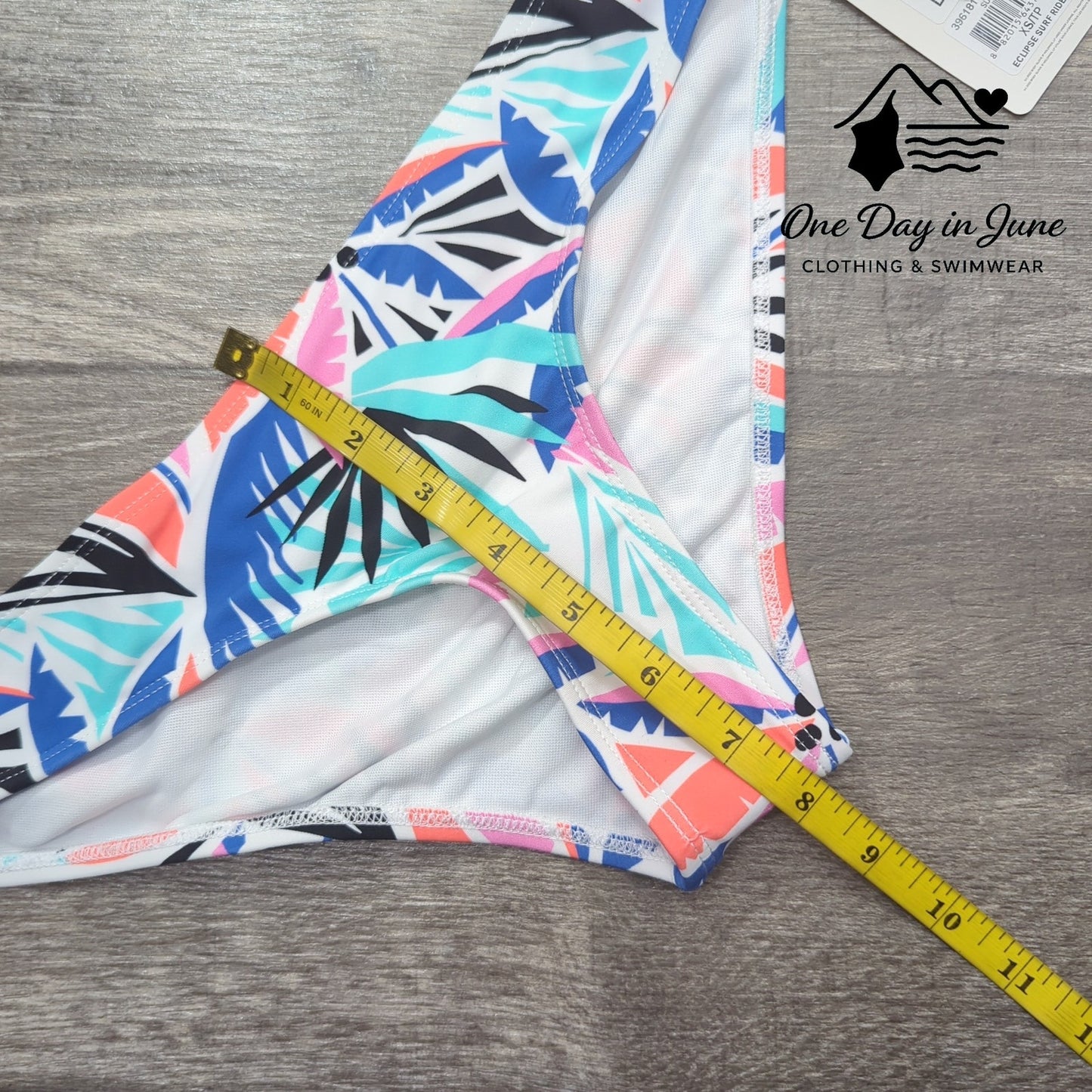 Body Glove Tropical Low Rise Ruched Back Bikini Bottom Size XS
