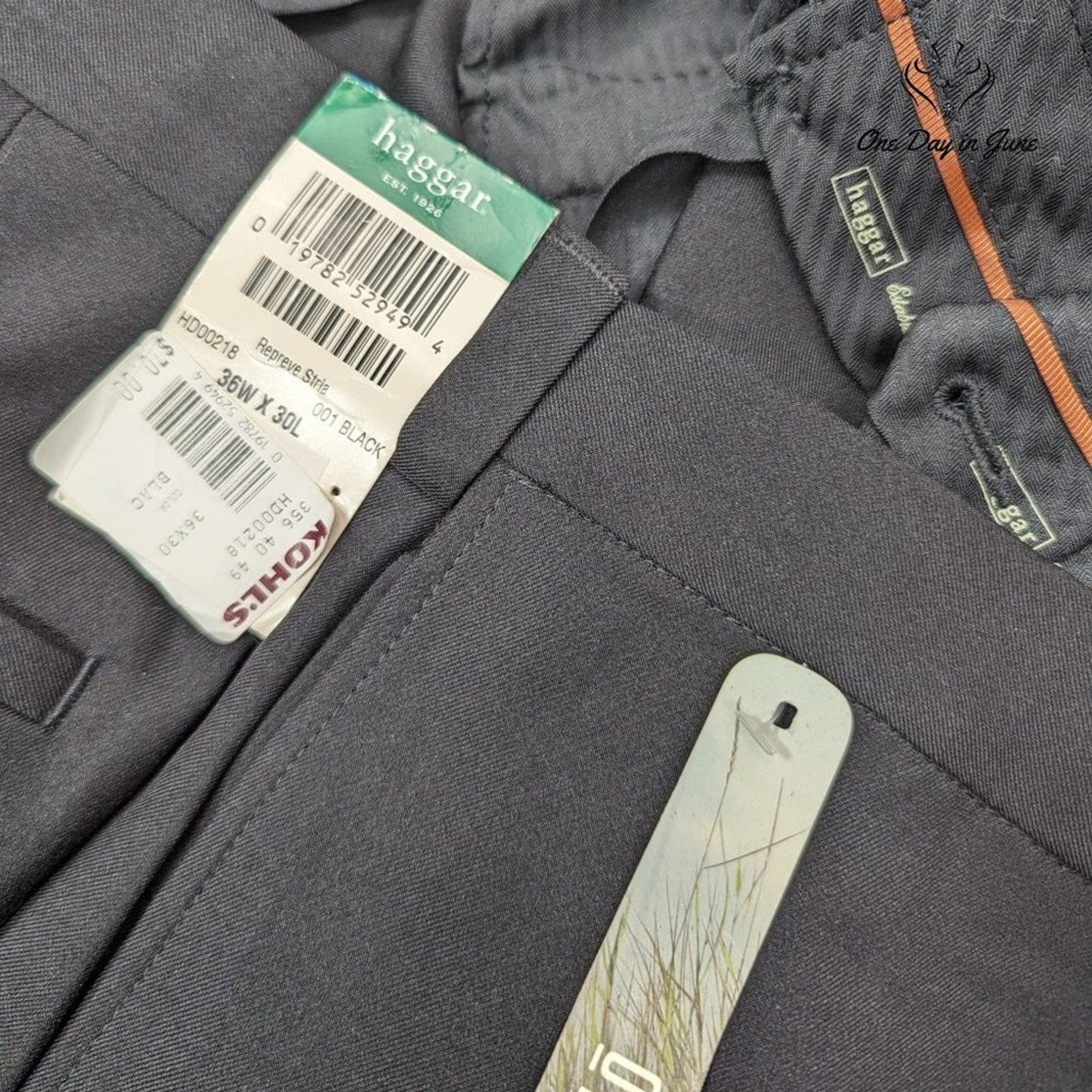 Haggar Repreve Straight Leg Pants Size 36X30