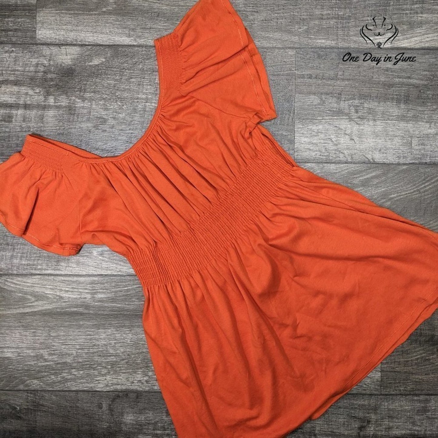 Tee Shop Cap Sleeve Wide Neck Top Size XL