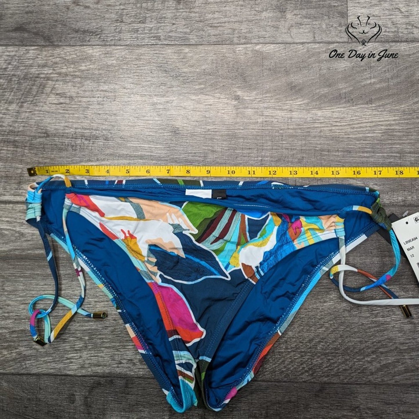 La Blanca Tie Side Bikini Bottom Size 12