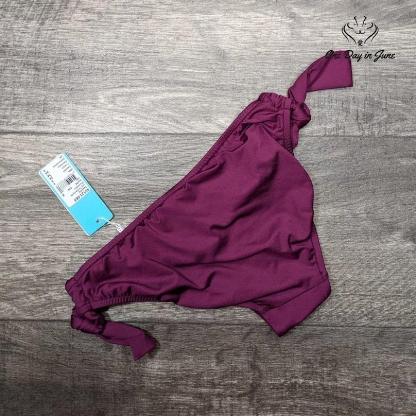 Seafolly Women's Standard Twist Tie Side Bikini Bottom Swimsuit Size 4