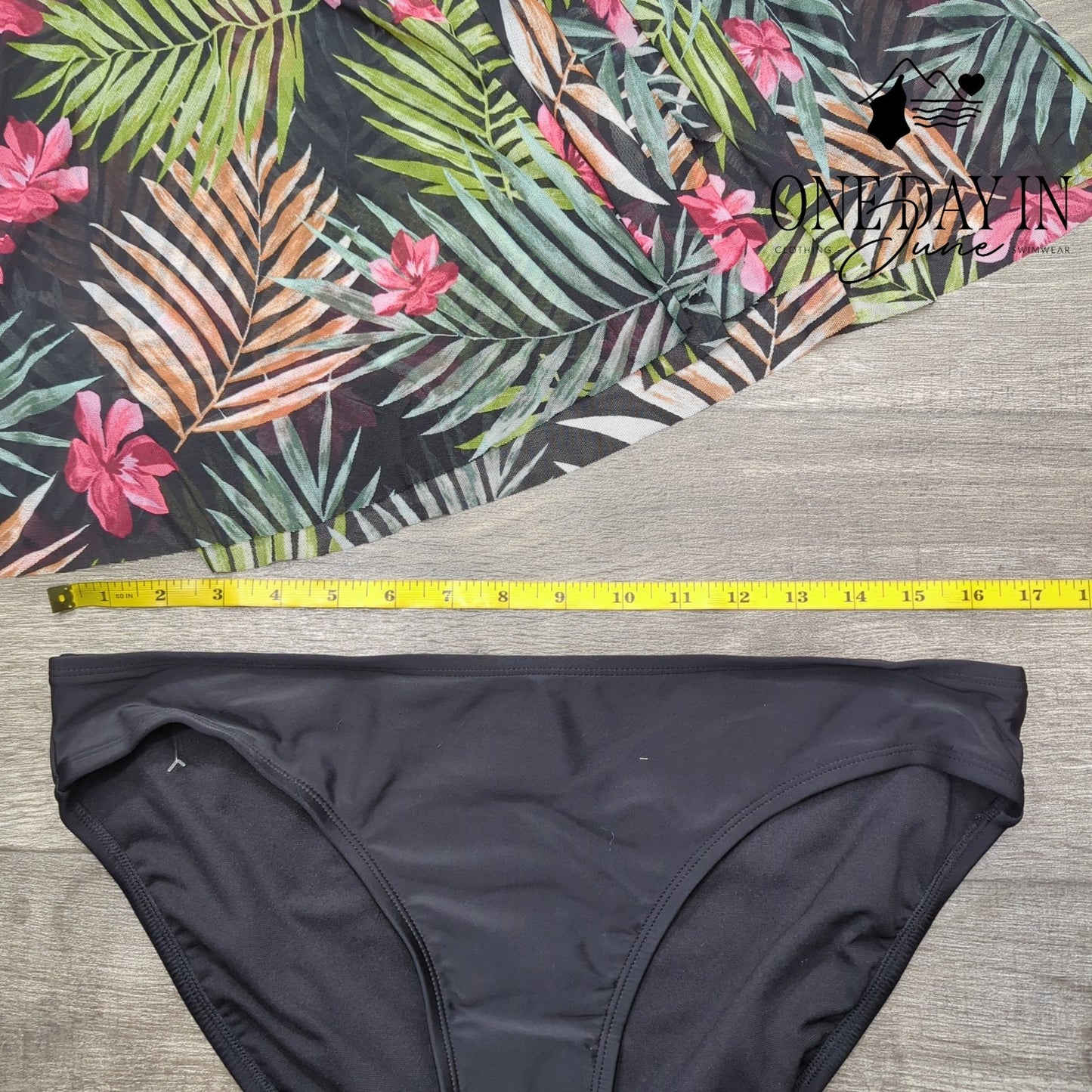 Kokokini Tropical Molded Cup Bikini Swimsuit Size L