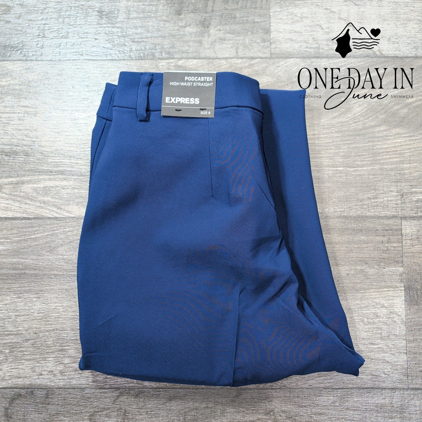 Express Podcaster High Waist Straight Pants Size 8