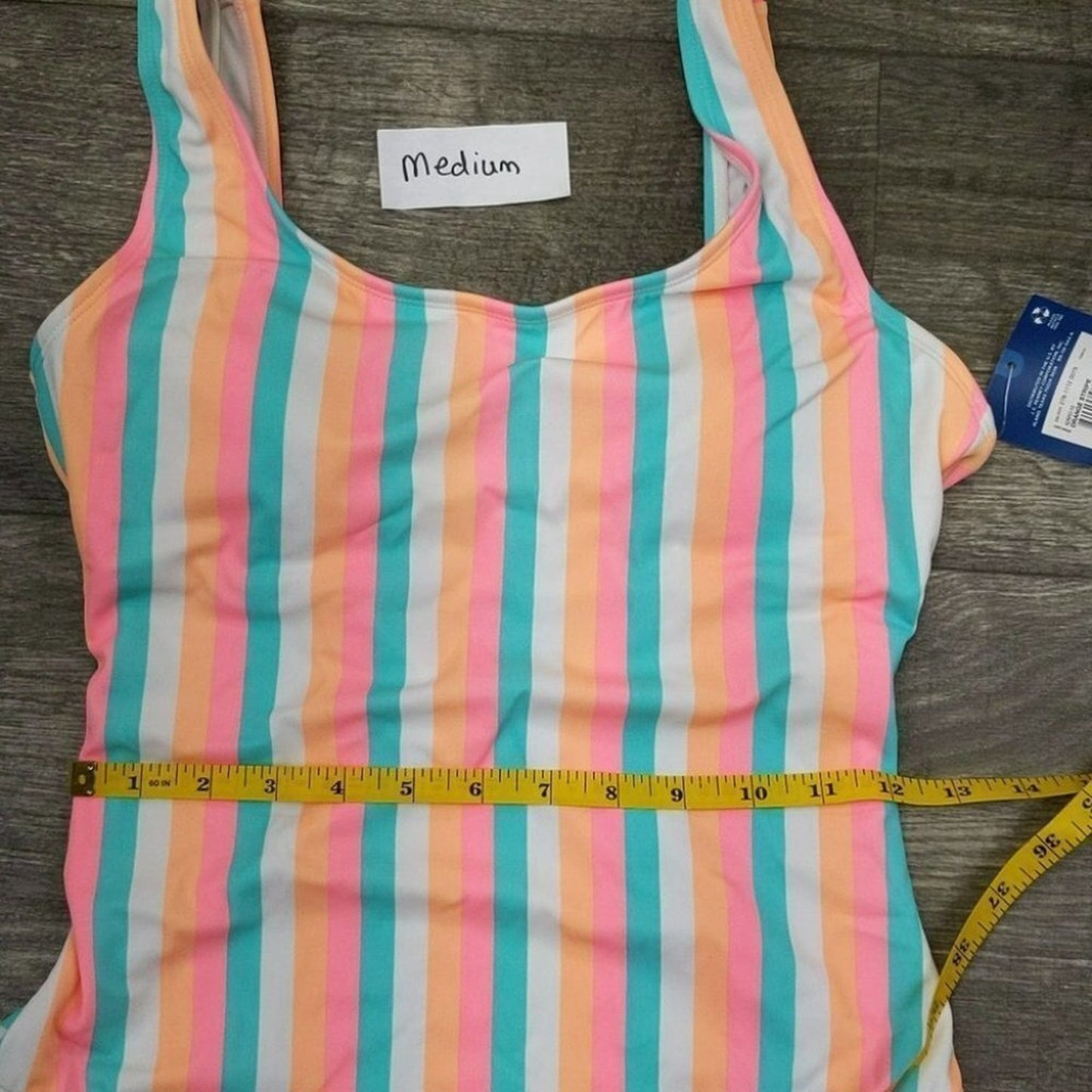 Arizona Jean Co. Junior's Striped One Piece Size M