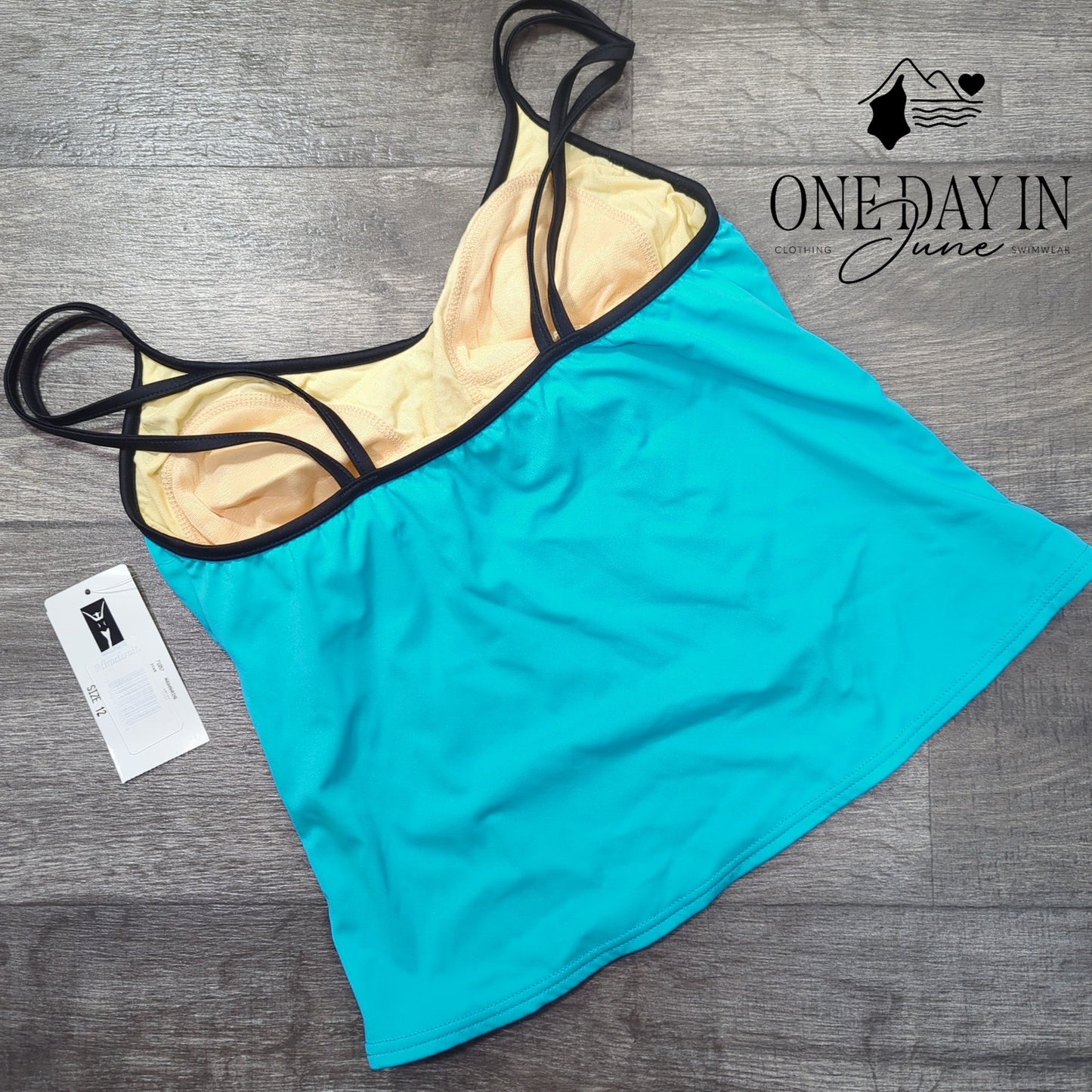 Miraclesuit Tankini Top Size 12