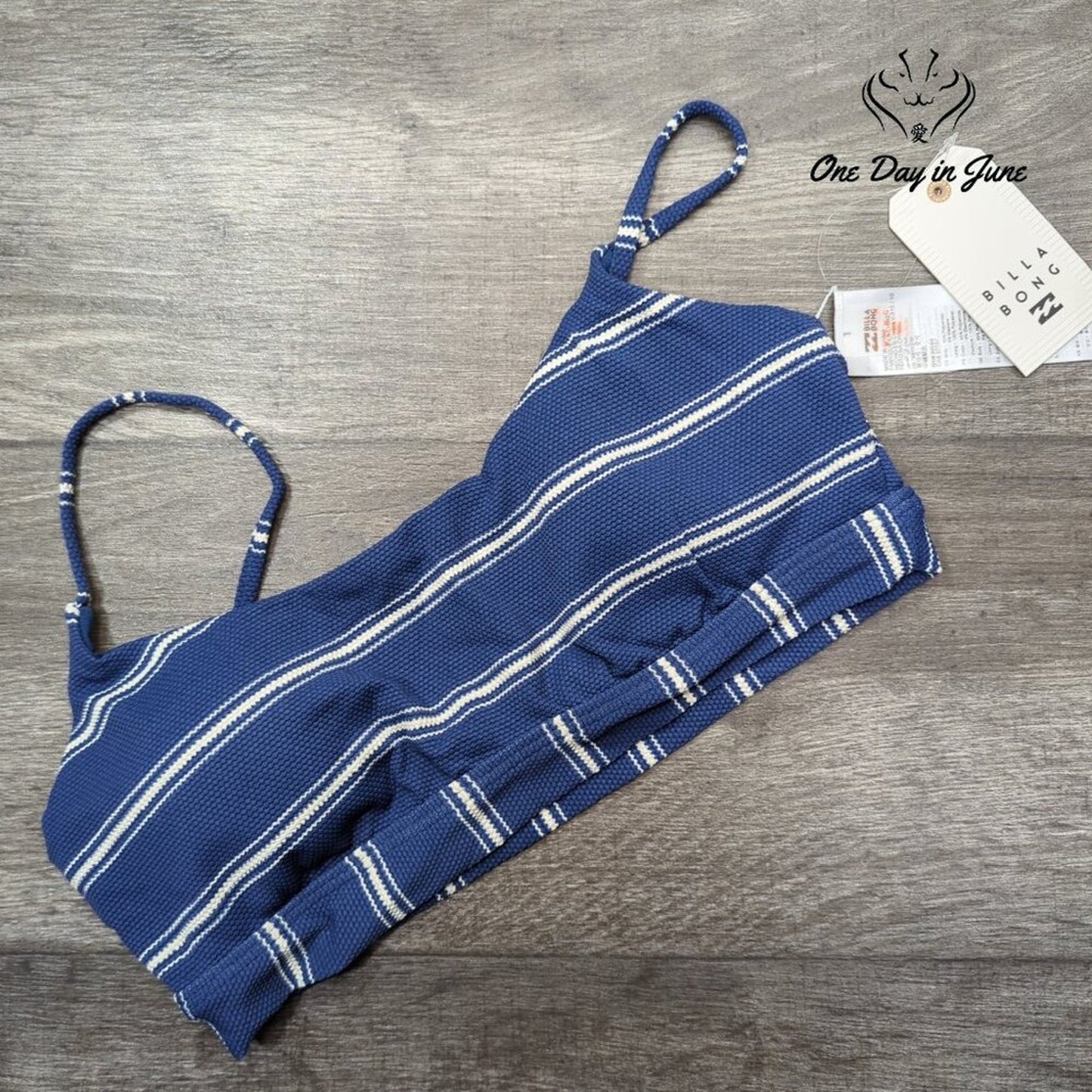 Billabong Sea Beyond Mini Crop Bikini Top Size XL