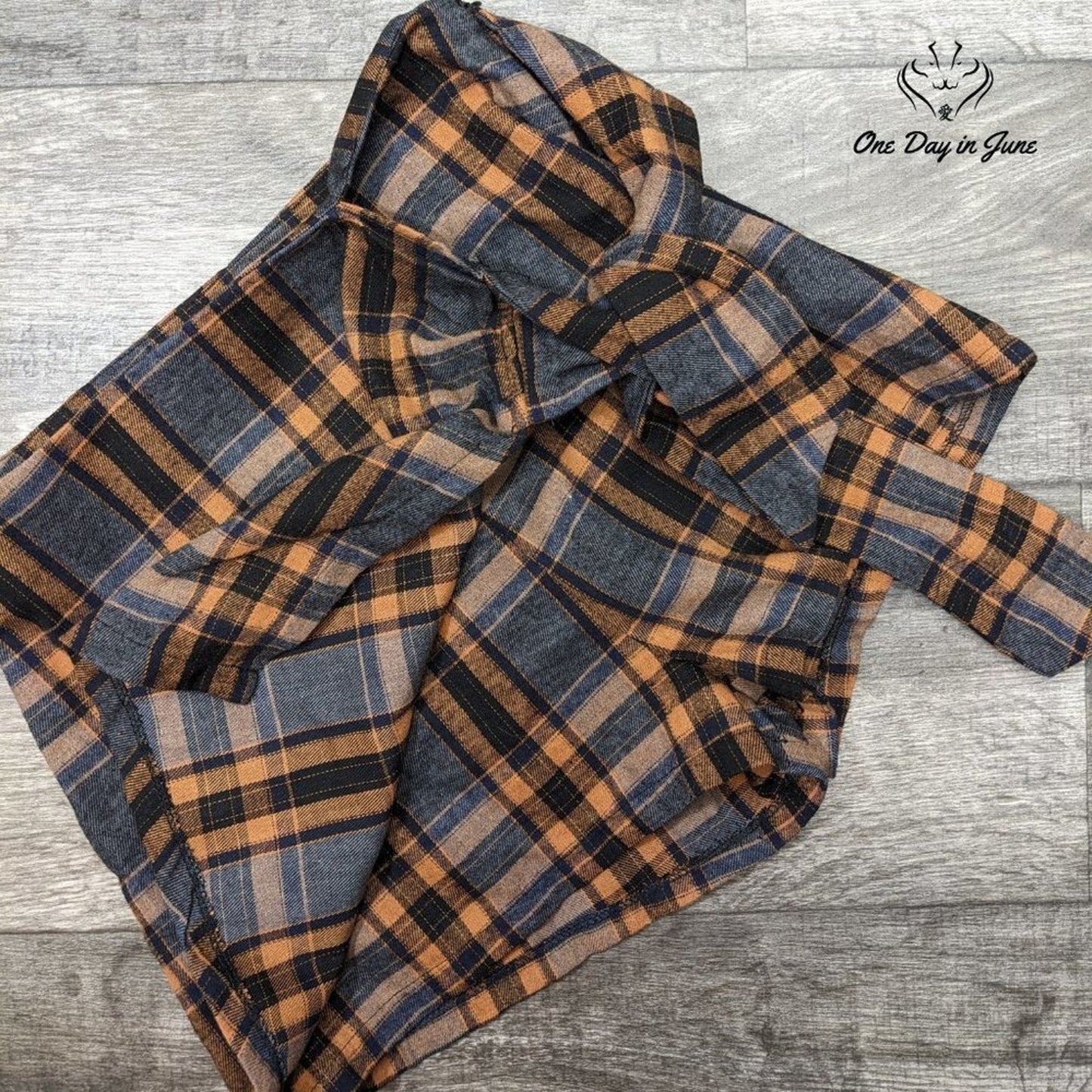 Blush BJ Plaid Tie Side Mini Shorts Size M