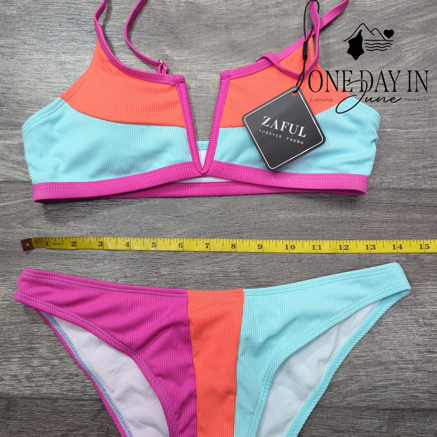 Zaful V Wire Bikini Swimsuit Size S
