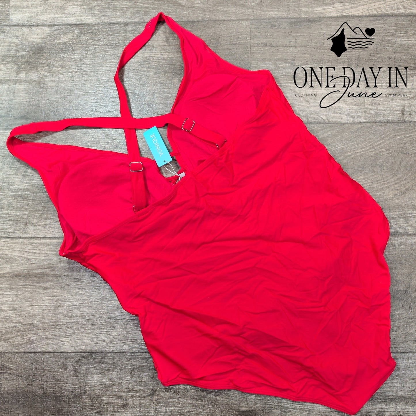 Yonique Plus Size One Piece Swimsuit Size 22W