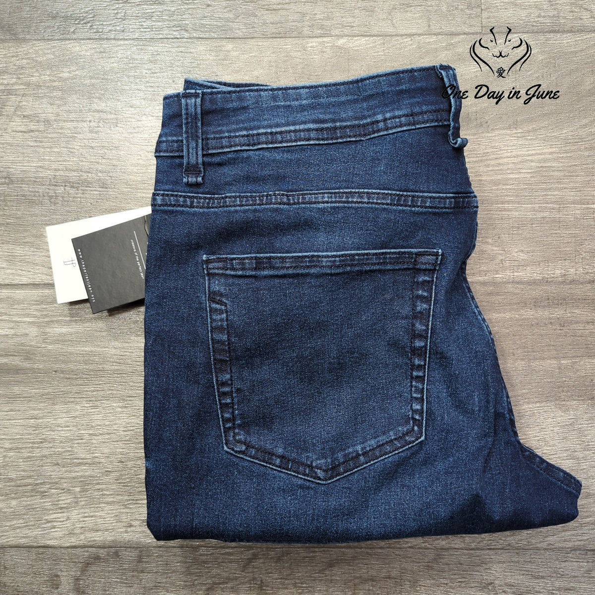 tpj Skinny Fit Stretch Jeans Men's Knight Dark Blue NWT $120 Size 33X28