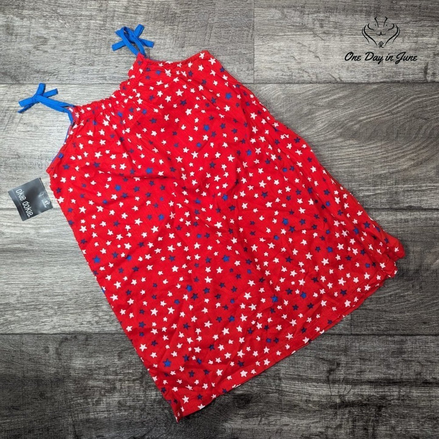 Okie Dokie Stars Dress Size 5T