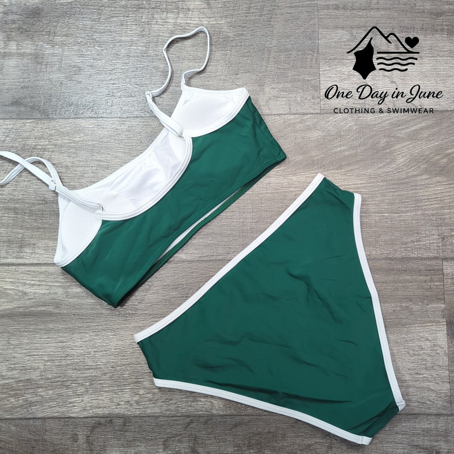 Charmleaks Crop High Cut Bikini Swimsuit Size S