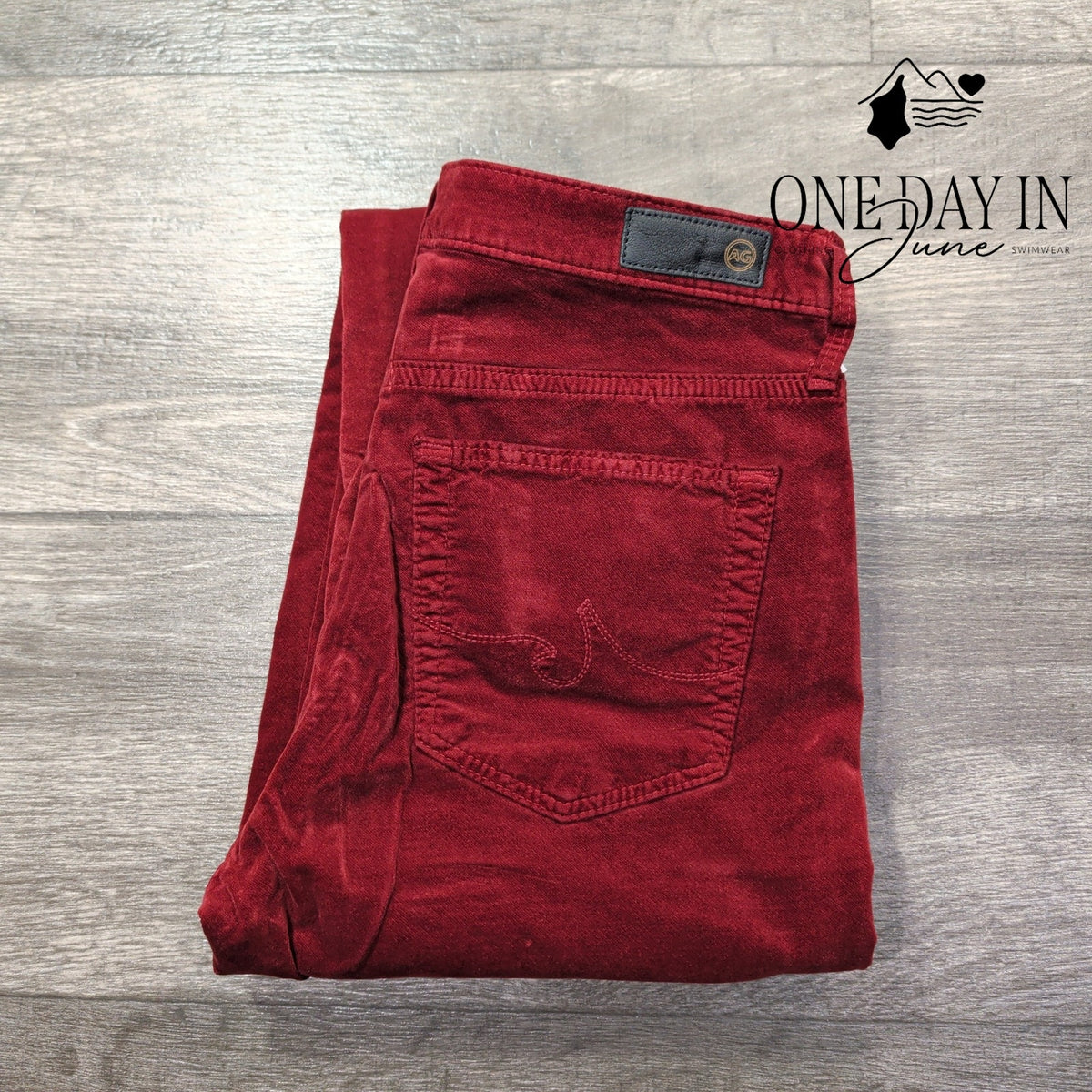AG Adriano Goldschmied The Jodi Crop Velvet High Rise Flare Pant NWT $215 Size 4