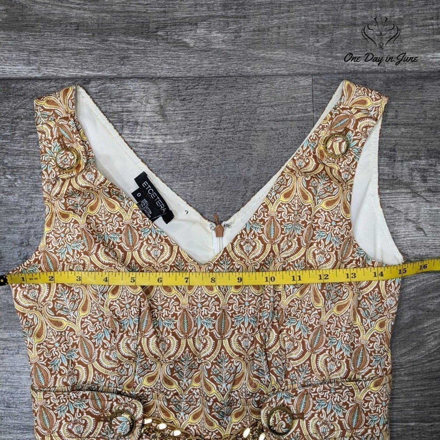 Etcetera Sleeveless Mini Dress Size 0