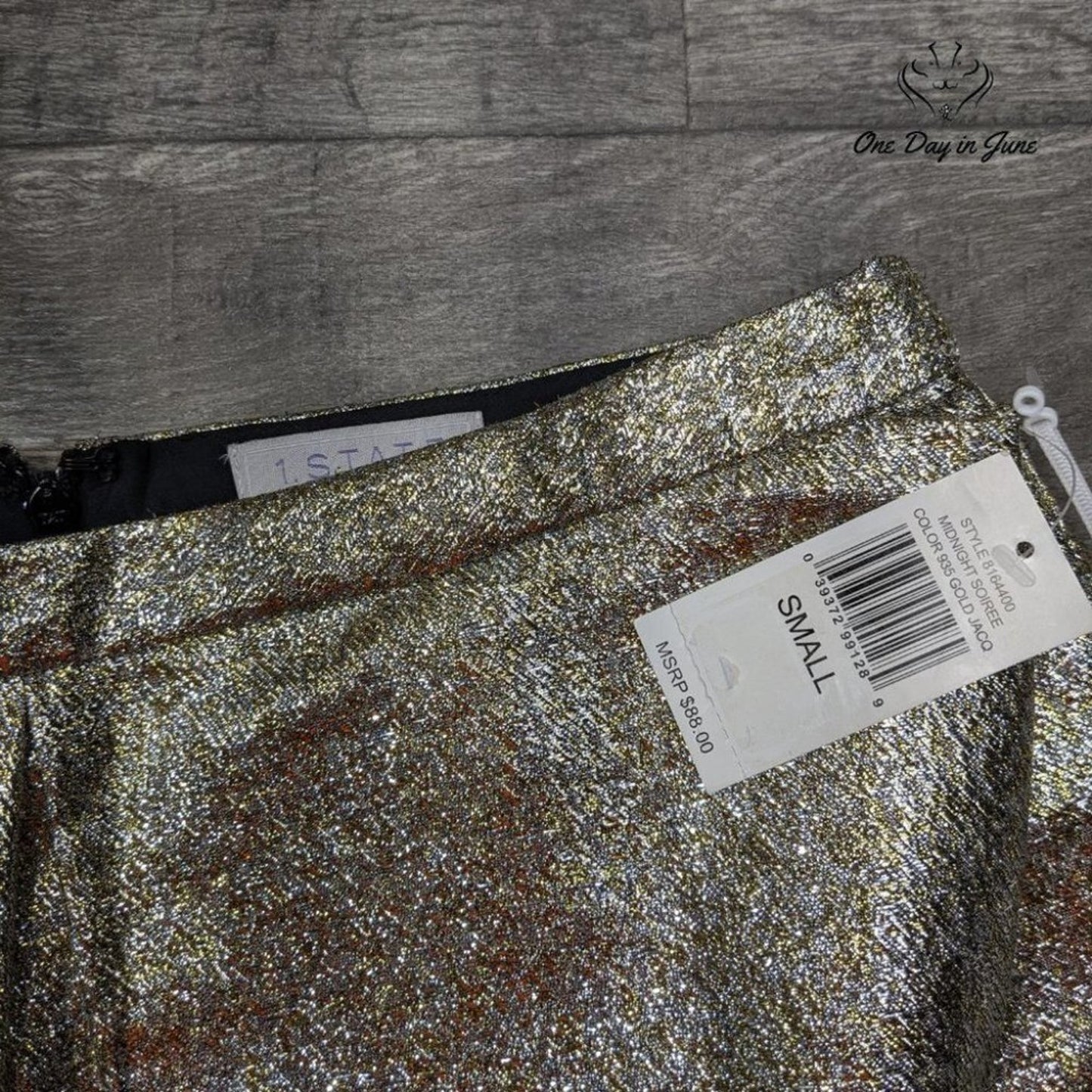 1.state Midnight Soiree Mini Skirt Size S