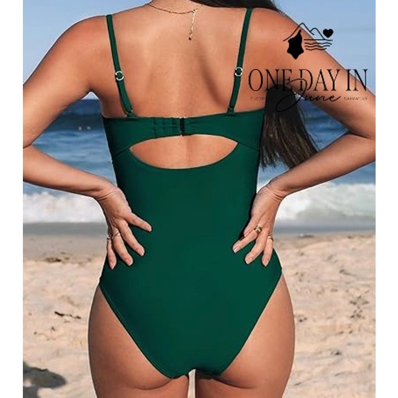 Cupshe Keyhole One Piece Swimsuit Size L