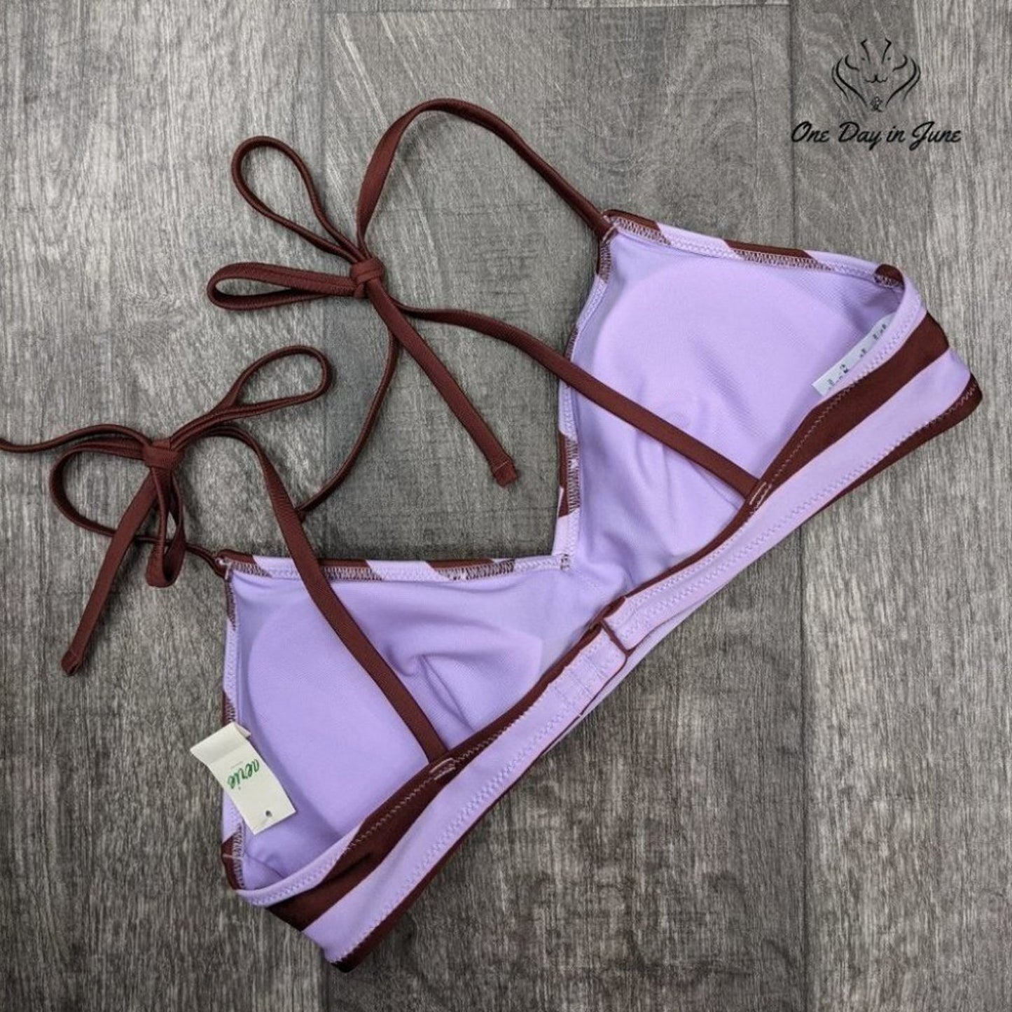 American Eagle Outfitters Aerie Scoop Bikini Top Size S