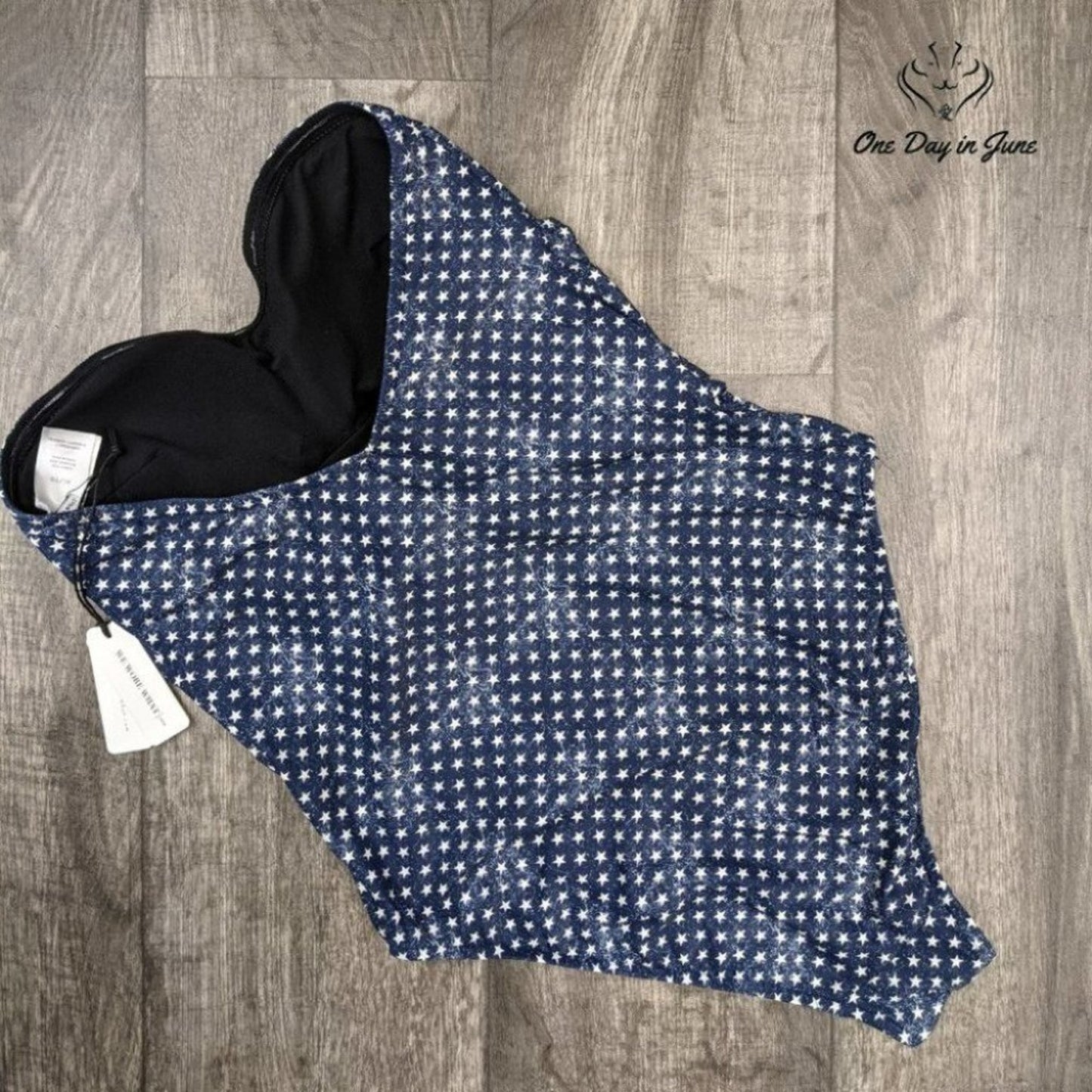 We Wore What Tie Front One Piece Size XL