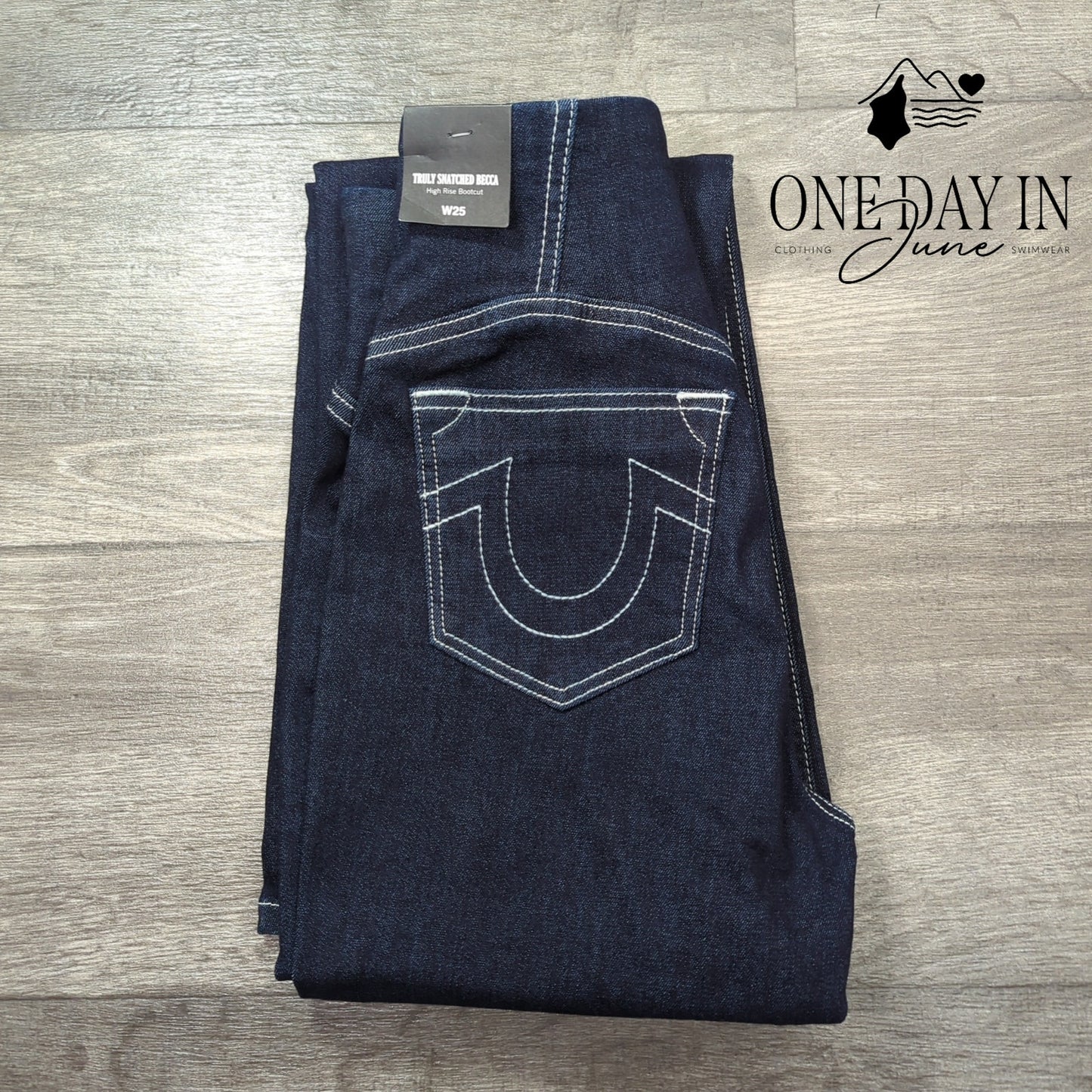 True Religion Truly Snatched Becca Jeans Size 25 (0)