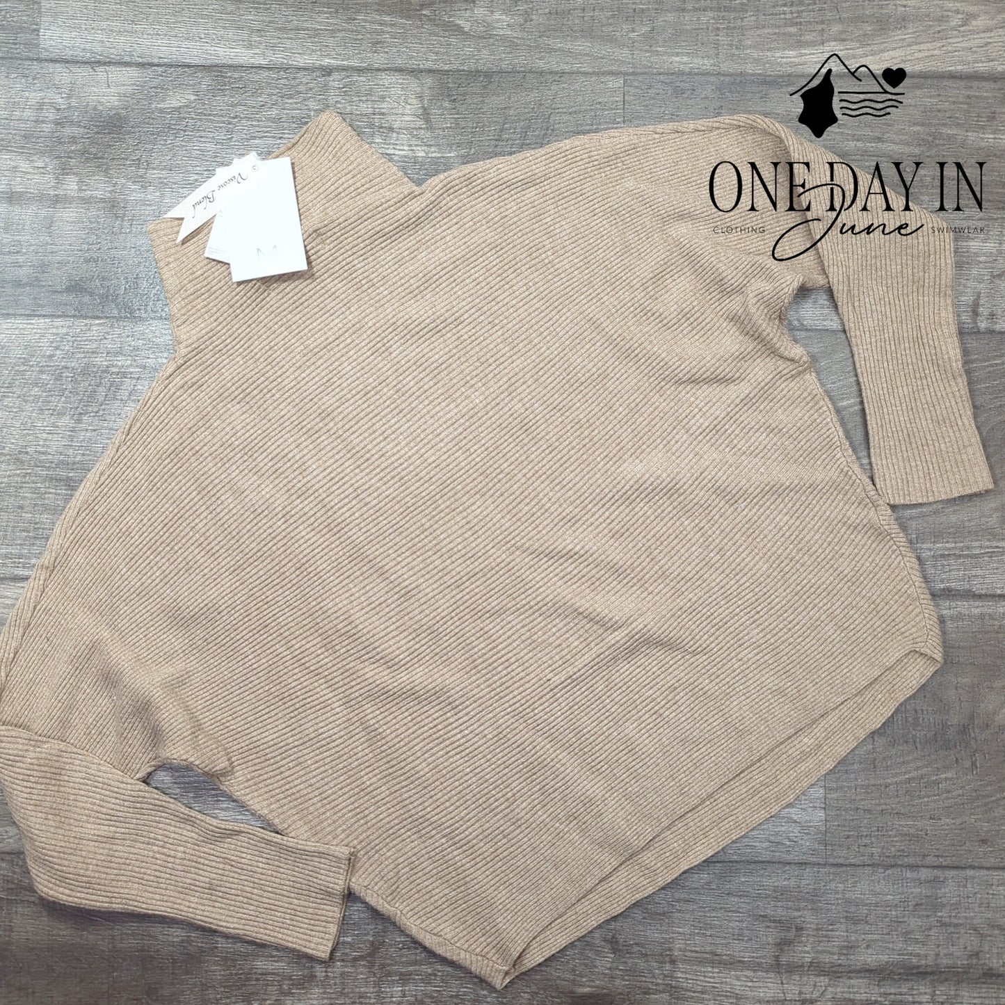 Magaschoni Long Sleeve Mock Crop Sweater Size L