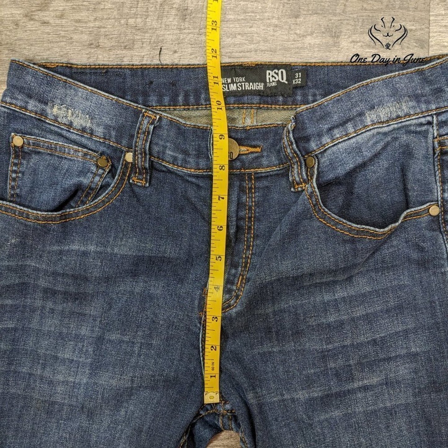 RSQ Jeans New York Slim Straight Jeans Size 31X32