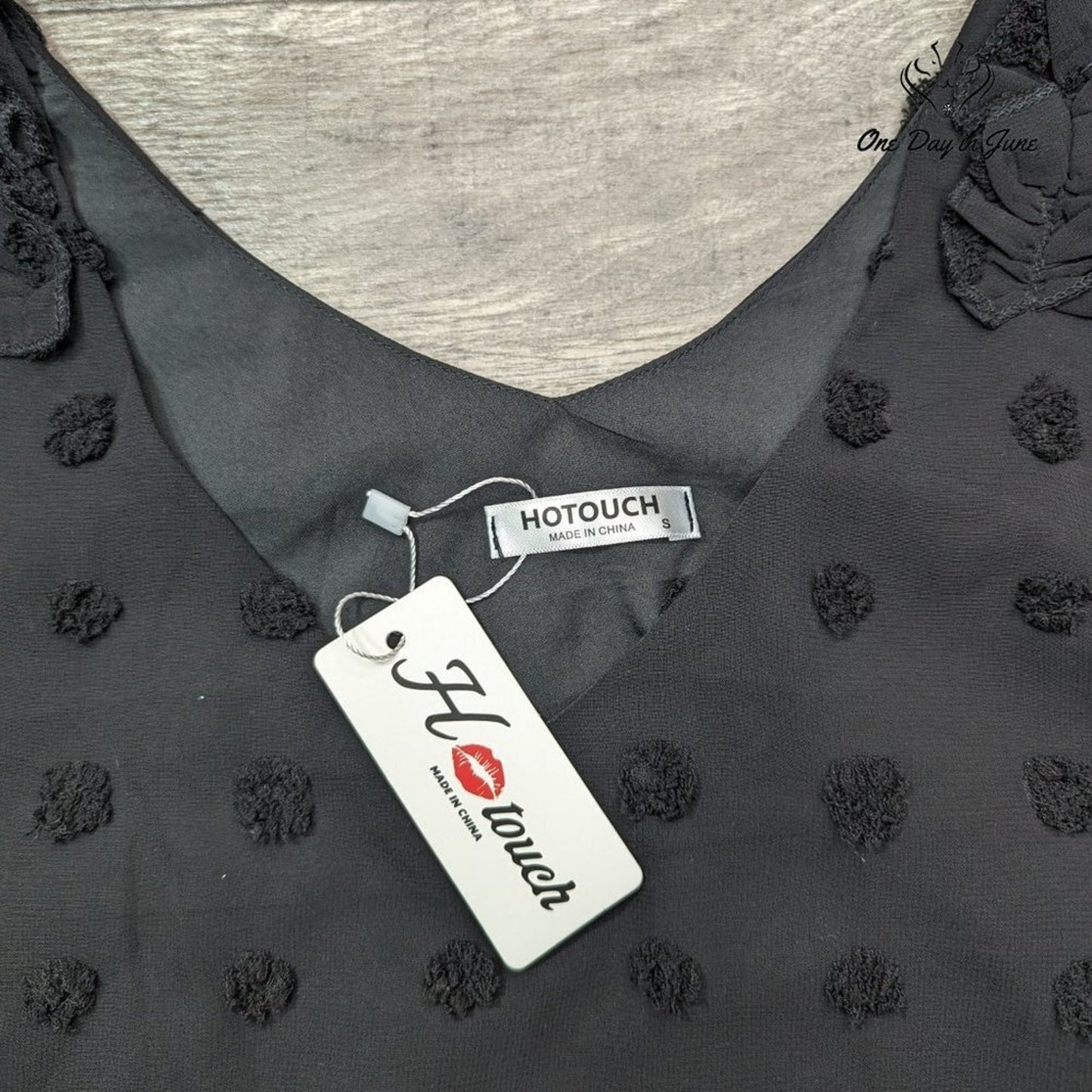 Hotouch Sleevless Sheer Lined Mini Dress Size S