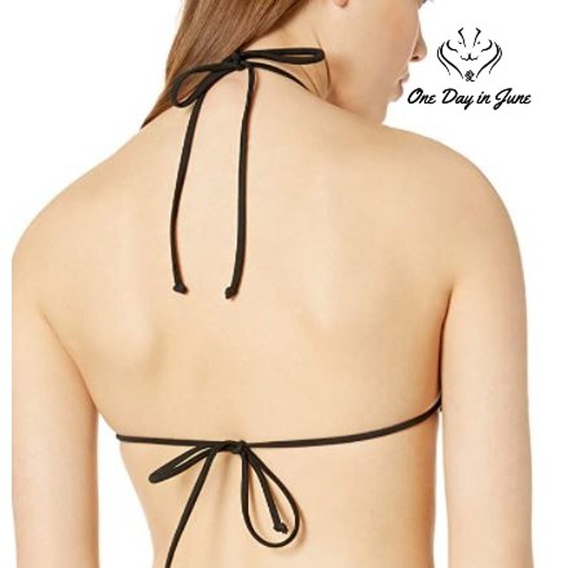 Volcom Triangle Halter Bikini Top Size 12W